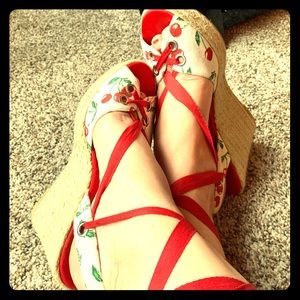 Woman’s wedge Espadrille sandals